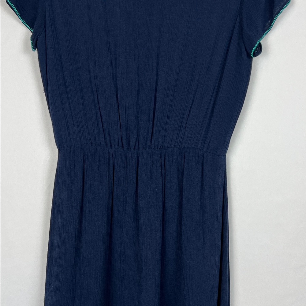 Brixon Ivy Navy Dress with Aqua Accents - Picture 10 of 13
